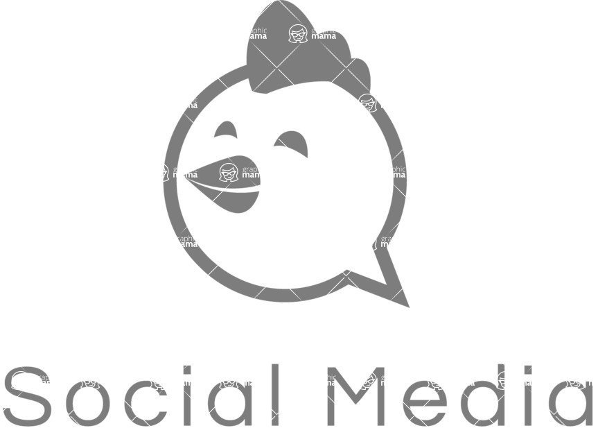 Business Logo Templates - vector graphics in a pack from GraphicMama - Food Brand Logo Design Black and White